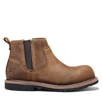 Timberland Férfi PRO Millworks Comp Toe 6 Inch Bakancs Barna